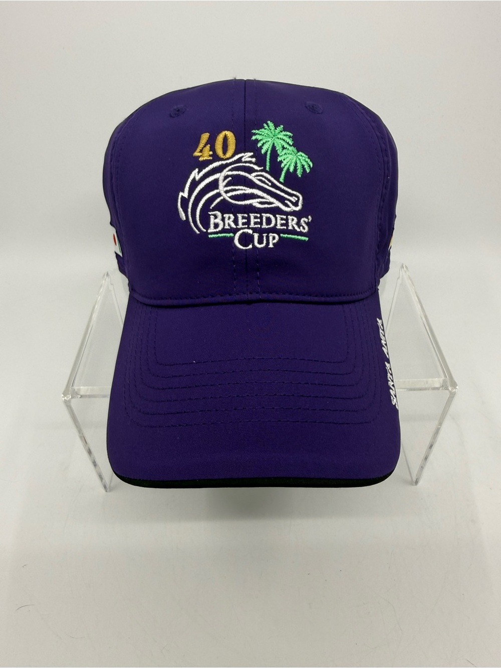 40th Anniversary Purple Breeders Cup Cap New never worn